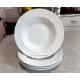 STUDIO NOVA M 2050 "WHITE BAMBOO" FINE CHINA 4 PC. RIMMED SOUP/CONSOMME BOWL SET