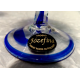 KROSNO JOZEFINA POLAND HAND BLOWN JELLYFISH ART GLASS BUD VASE/ WINE GLASS SET