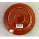 FLEUR de PARADIS for LIVING QUARTERS 4 PC. ROUND HIBISCUS DINNER PLATE SET