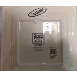 TABLETOPS GALLERY MISTO LINEN 4 PC. SQUARE SALAD/LUNCH PLATE SET
