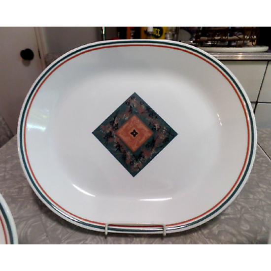 CORELLE 3 PC. DINNERWARE SET in the "MESA VERDE" PATTERN