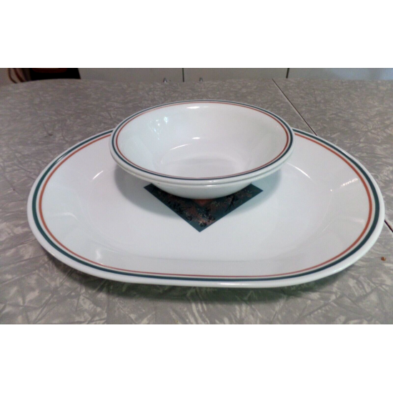 CORELLE 3 PC. DINNERWARE SET in the "MESA VERDE" PATTERN