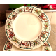 MIKASA ULTIMA + SUPER STRONG "CHRISTMAS WISH" 4 PC. DINNER PLATE SET HK713