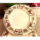 MIKASA ULTIMA + SUPER STRONG "CHRISTMAS WISH" 4 PC. DINNER PLATE SET HK713