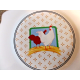 VINTAGE 1981 VANDOR FARM COUNTRY COLLECTION PELZMAN 4 PC. LUNCHEON PLATE SET