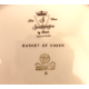 LBRZYCH POLAND FINE CHINA 3 PC "BASKET of CHEER" DINNER PLATE SET