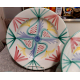 VIETRI ITALY 5PC. 1986 HANDMADE & PAINTED DINNERWARE SET in the "COLORE" PATTERN