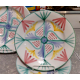 VIETRI ITALY 5PC. 1986 HANDMADE & PAINTED DINNERWARE SET in the "COLORE" PATTERN