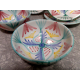 VIETRI ITALY 5PC. 1986 HANDMADE & PAINTED DINNERWARE SET in the "COLORE" PATTERN