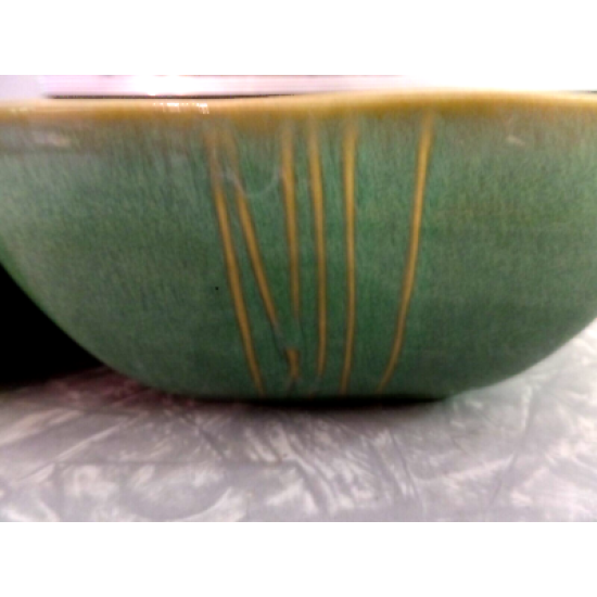 K-N KAREN NEUBURGER SAGE 4 PC. SOUP/SALAD BOWL SET in the "WILLOW" PATTERN
