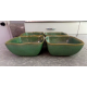 K-N KAREN NEUBURGER SAGE 4 PC. SOUP/SALAD BOWL SET in the "WILLOW" PATTERN