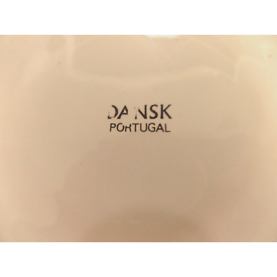 VERY RARE 2 PC. DANSK PORTUGAL X-LARGE CHIP/VEGETABLE DIP SET W/TERRA COTTA EDGE