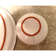 VERY RARE 2 PC. DANSK PORTUGAL X-LARGE CHIP/VEGETABLE DIP SET W/TERRA COTTA EDGE