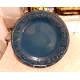 PIER 1 STONEWARE "TUNISIA"  13 1/4"" SCROLL PATTERN SERVING/CHOP PLATE