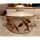 WEDGWOOD ENGLAND MIDWINTER STONEHENGE "WILD OATS"  1 1/2 QT CASSEROLE DISH & LID