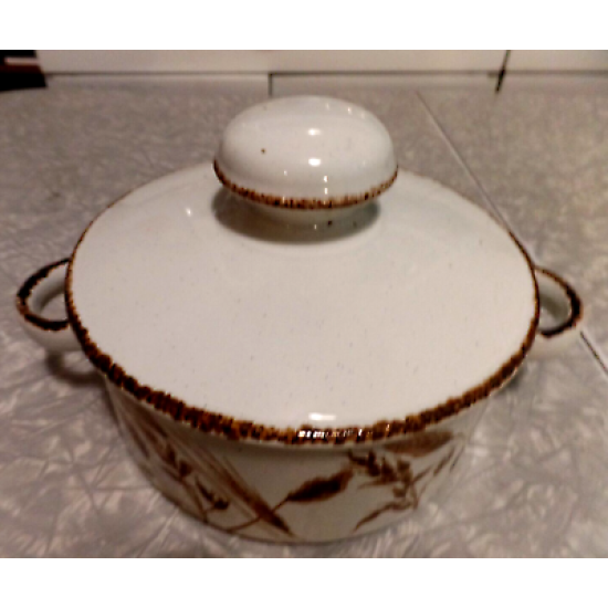 WEDGWOOD ENGLAND MIDWINTER STONEHENGE "WILD OATS"  1 1/2 QT CASSEROLE DISH & LID