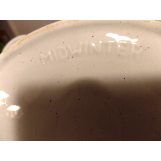 WEDGWOOD ENGLAND MIDWINTER STONEHENGE "WILD OATS"  1 1/2 QT CASSEROLE DISH & LID