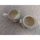 HOMER LAUGHLIN CAVALIER CREAMER & SUGAR BOWL SET A 56N 5 BIRDS of PARADISE