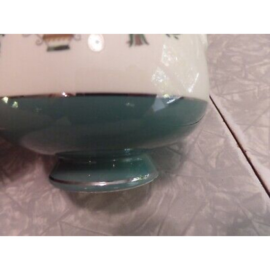 HOMER LAUGHLIN CAVALIER CREAMER & SUGAR BOWL SET A 56N 5 BIRDS of PARADISE