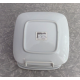 SOLID WHITE 5 PC. SQUARE 6 1/4" APPETIZER PLATE SET