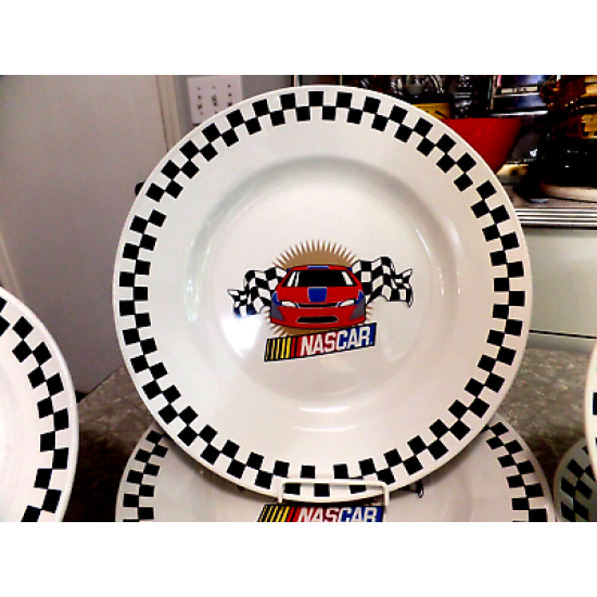 OFFICIAL "NASCAR" VICTORY RACING 11 PC. DINNERWARE SET by GIBSON "2002"