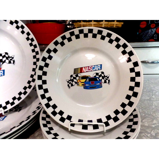 OFFICIAL "NASCAR" VICTORY RACING 11 PC. DINNERWARE SET by GIBSON "2002"