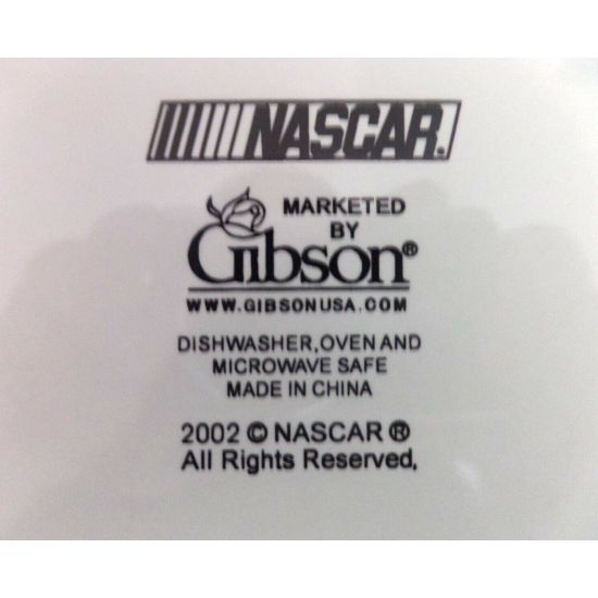 OFFICIAL "NASCAR" VICTORY RACING 11 PC. DINNERWARE SET by GIBSON "2002"