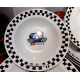 OFFICIAL "NASCAR" VICTORY RACING 11 PC. DINNERWARE SET by GIBSON "2002"