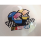 OFFICIAL "NASCAR" VICTORY RACING 11 PC. DINNERWARE SET by GIBSON "2002"