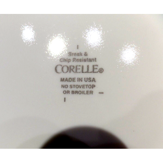 CORELLE STILL USA MADE "WINTER FROST" 10 PC. DINNER PLATE SET