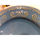 PIER1 IMPORTS "TUNISIA" SCROLL PATTERN 4 PC. LUNCH PLATE SET