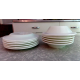 PYREX TABLEWARE by CORNING 12 PC. DINNERWARE SET in the "REGENCY" SCROLL PATTERN
