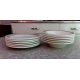 PYREX TABLEWARE by CORNING 12 PC. DINNERWARE SET in the "REGENCY" SCROLL PATTERN