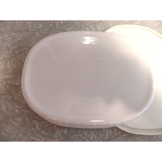2 Pc. Corning 1.8L French White F-6-B Casserole Dish with Plastic Storage Lid