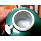 VINTAGE "1977" COLEMAN 2 GAL. GREEN AND WHITE COOLER JUG with SPIGOT & HANDLE
