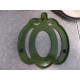 TECHNIQUE CAST IRON ENAMELWARE 1 1/2 QUART "BELL PEPPER" CASSEROLE DISH with LID