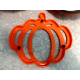 TECHNIQUE CAST IRON ENAMELWARE 2.5 QUART"PUMPKIN" SHAPED CASSEROLE DISH with LID