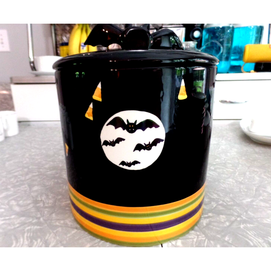 HOSTS & PUMPKINS COOKIE/CANDY JAR