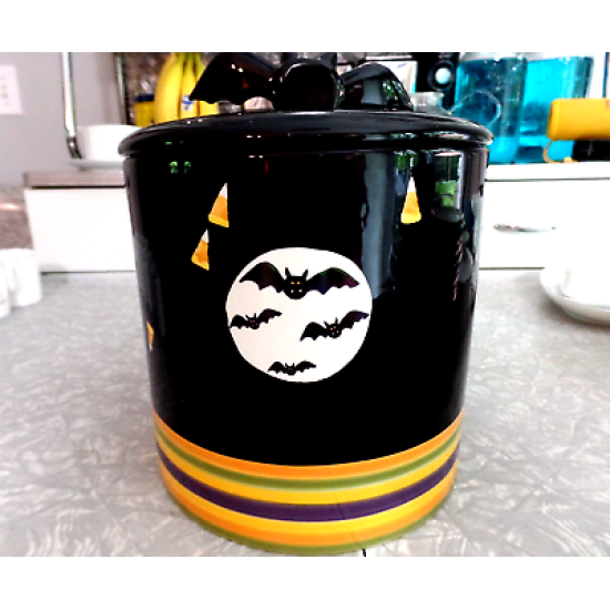 HOSTS & PUMPKINS COOKIE/CANDY JAR