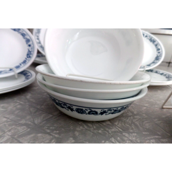 CORELLE by CORNING 20 PC. DINNERWARE SET in the  "OLD TOWN"  PATTERN