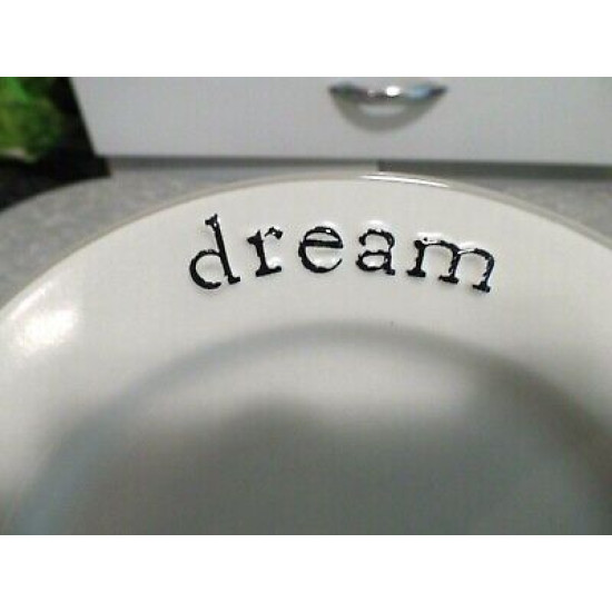 POTTERY by KATHY WORD EXPRESSIONS SERIES "dream" 2 PC. LUNCHEON/SALAD PLATE SET