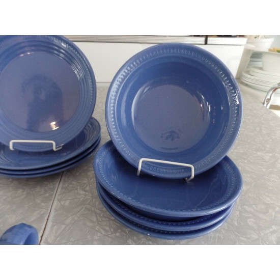 DANSK 16 PC. DINNERWARE SET in the "CRAFT COLORS" BLUEBERRY PATTERN