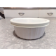2 PC. CORNING F-16-B FRENCH WHITE 16 OZ. ROUND CASSEROLE DISH W/STORAGE LID