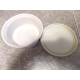 2 PC. CORNING F-16-B FRENCH WHITE 16 OZ. ROUND CASSEROLE DISH W/STORAGE LID