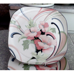 SANGO QUADRILLE (2) PC. DINNER PLATE SET in the "ANASTASIA" PATTERN