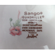 SANGO QUADRILLE (2) PC. DINNER PLATE SET in the "ANASTASIA" PATTERN