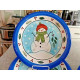 LIBBEY 12 PC. DINNERWARE SET in the HOLIDAY "SNOWMAN" PATTERN