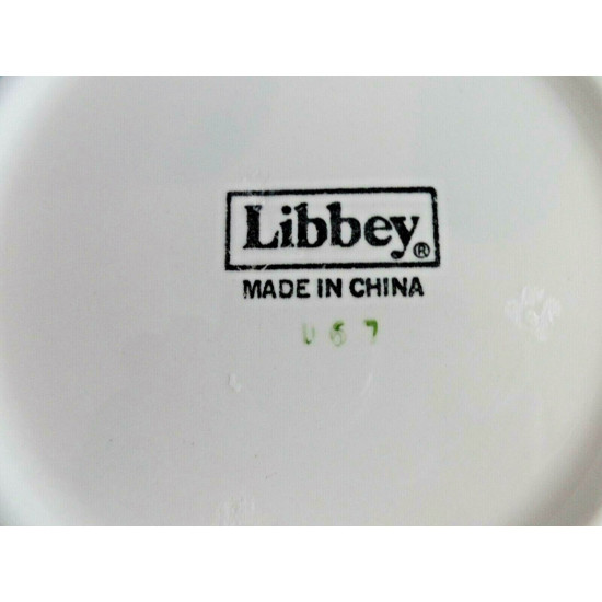 LIBBEY 12 PC. DINNERWARE SET in the HOLIDAY "SNOWMAN" PATTERN