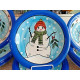 LIBBEY 12 PC. DINNERWARE SET in the HOLIDAY "SNOWMAN" PATTERN