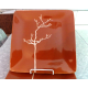 BAUM "AUTUMN BRANCH" PATTERN 6 PC. SALAD/LUNCHEON PLATE SET